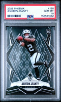 Graded 2025 Panini Phoenix Ashton Jeanty #158 Rookie RC Football Card PSA 10 Gem Mint