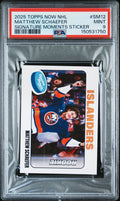 Graded 2025 Topps Now Matthew Schaefer #SM12 Signature Moments Rookie RC Hockey Card PSA 9 Mint