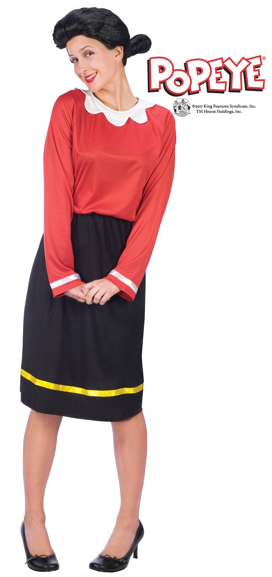 Olive Oyl Adult Costume Popeye Sailor Wife M/L 10/14