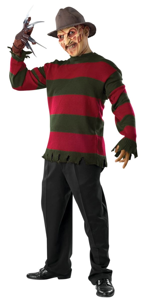 Freddy Krueger Costume Deluxe Sweater Size Standard