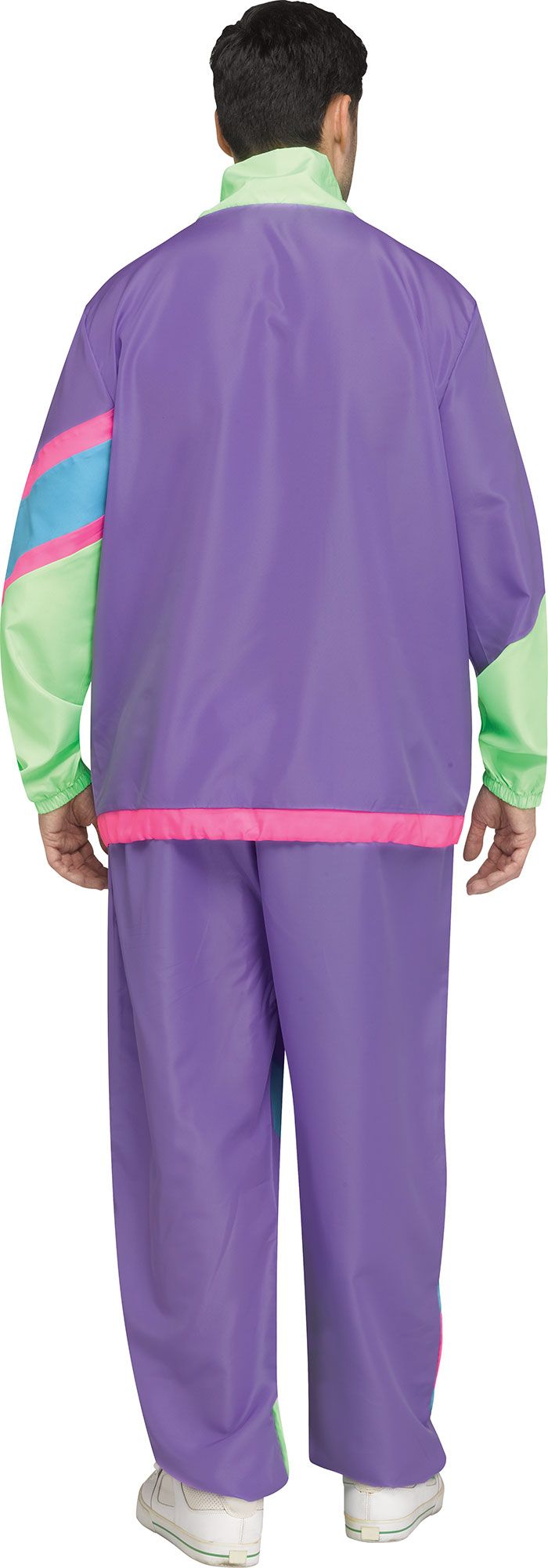 Hip 80's Retro Sweat Track Suit Adult Mens Costume Standard Size
