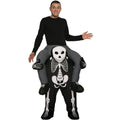Forum Men's Ride on Skeleton Deluxe Adult Shoulder Rider Costume