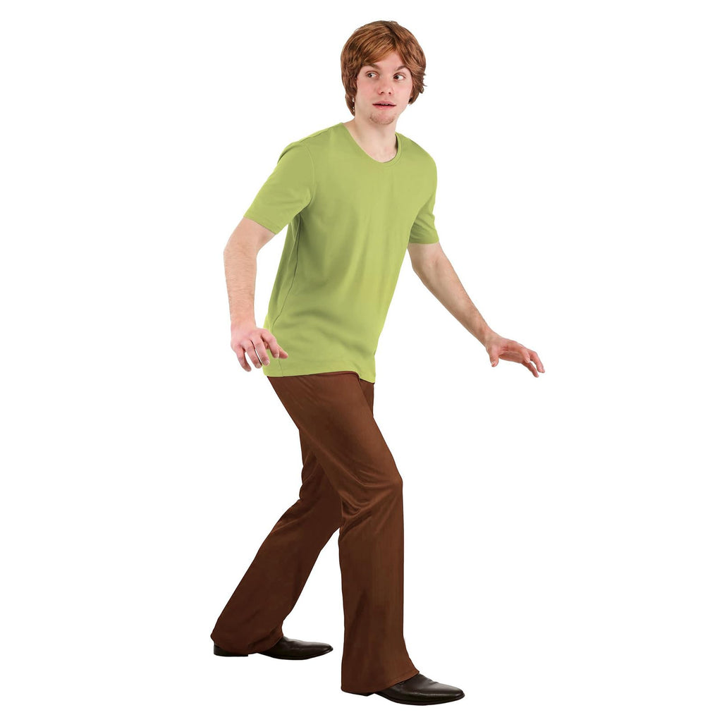 Apragaz Mens Halloween Costume Retro Mystery Solver Green Brown Size L