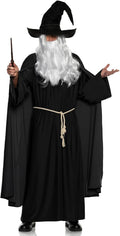 Men's Black Warlock Renaissance Wizard Adult Costume