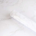 Boeoanay Marble Vinyl Wallpaper Grey White 15.8x118in Self Adhesive PVC