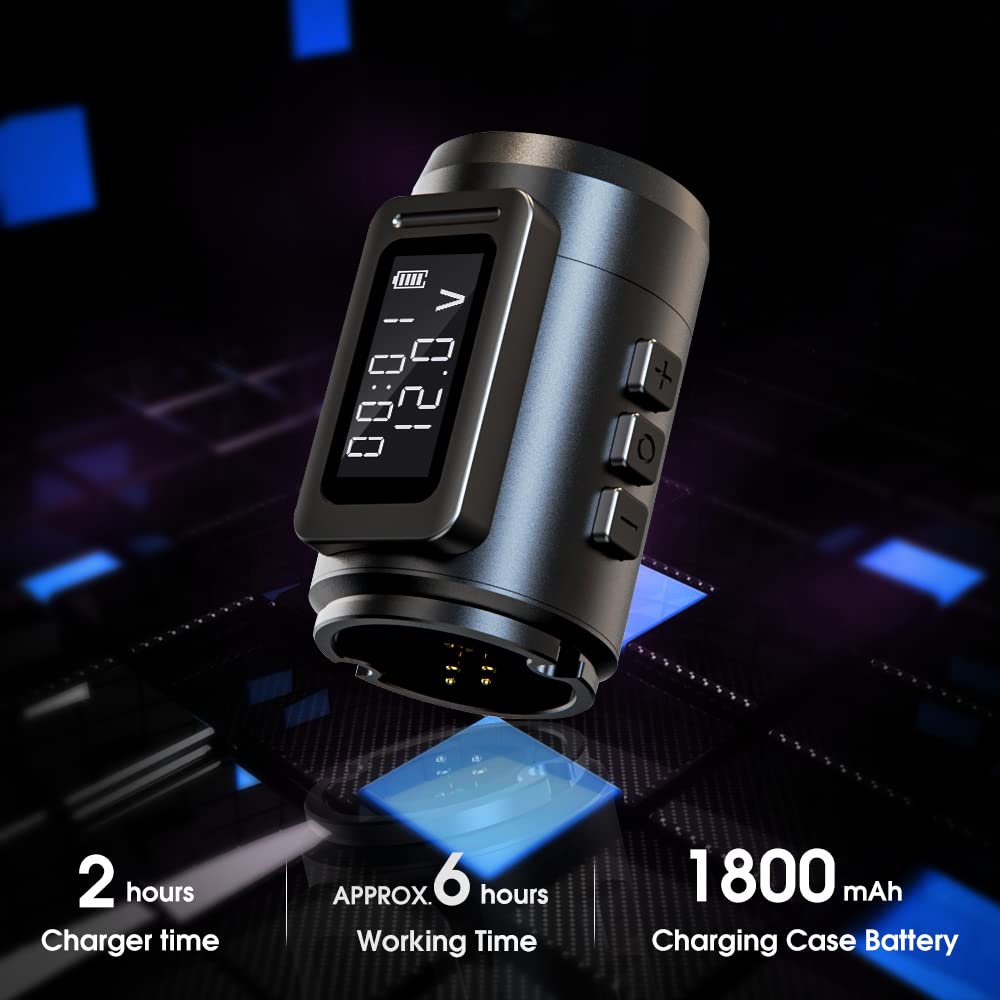 Ambition MARS-U Wireless Tattoo Machine with Adjustable Stroke