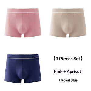 Powder Apricot With Royal Blue