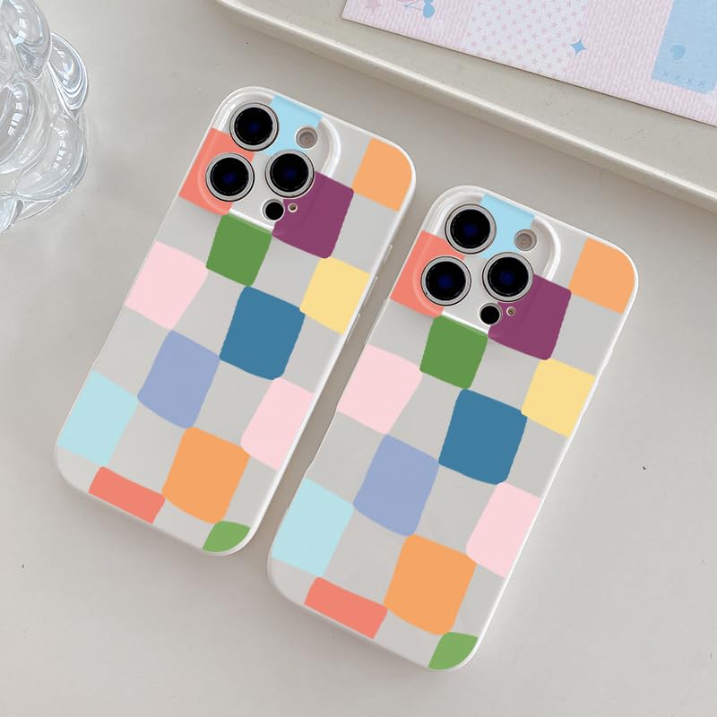 KELUOAS iPhone 15 Pro Geometric Jelly Phone Case