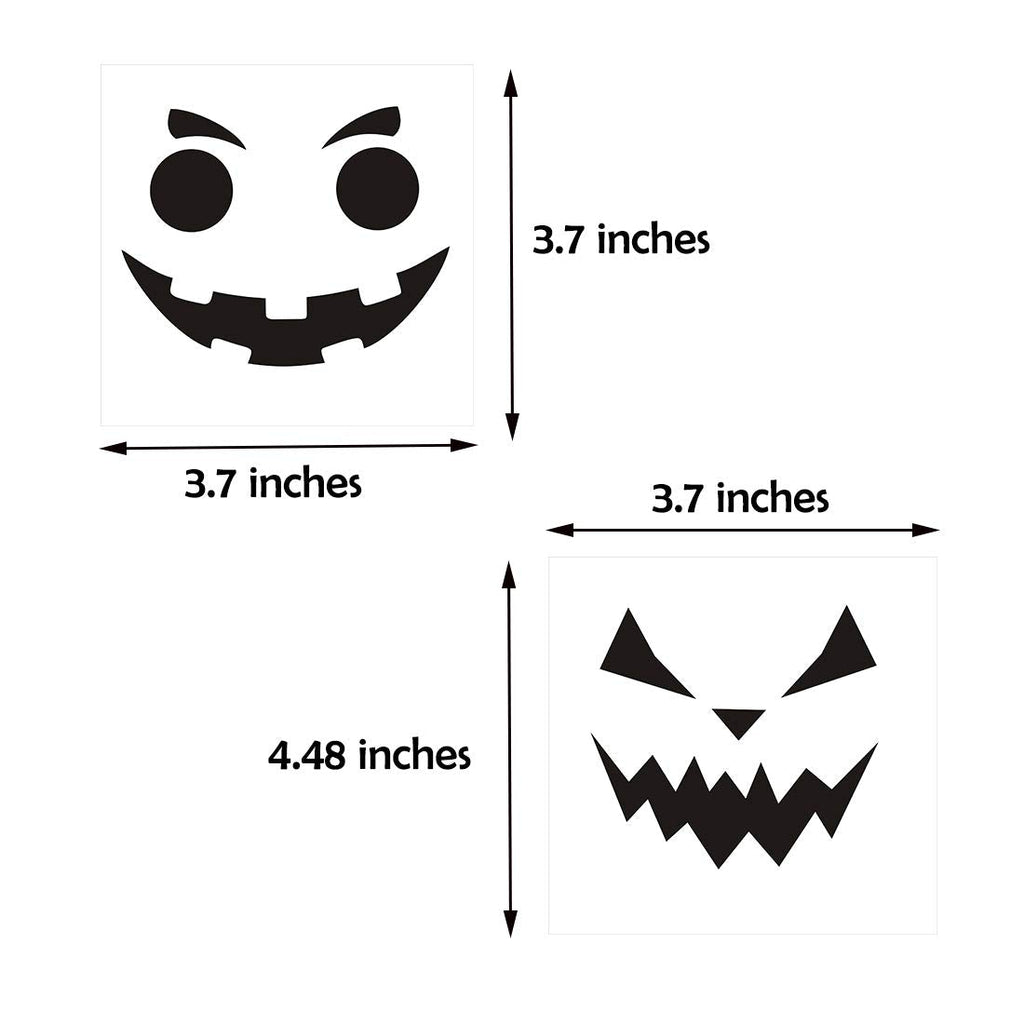 Calidum Halloween Pumpkin Decorating Stickers 18 Sheets Black Kids Craft