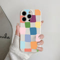 KELUOAS iPhone 15 Pro Geometric Jelly Phone Case