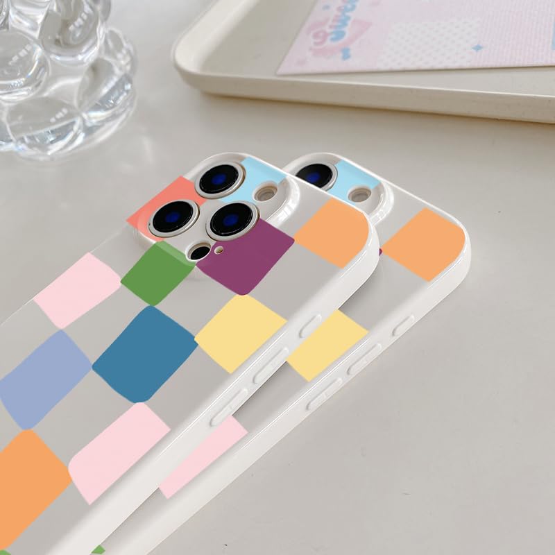 KELUOAS iPhone 15 Pro Geometric Jelly Phone Case