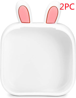 Rabbit ears white 2PC