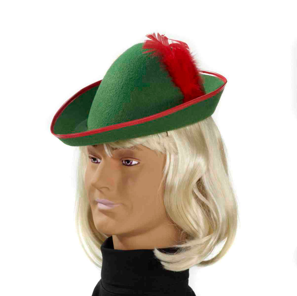 Green Robin Hood Peter Pan Elf Adult Hat