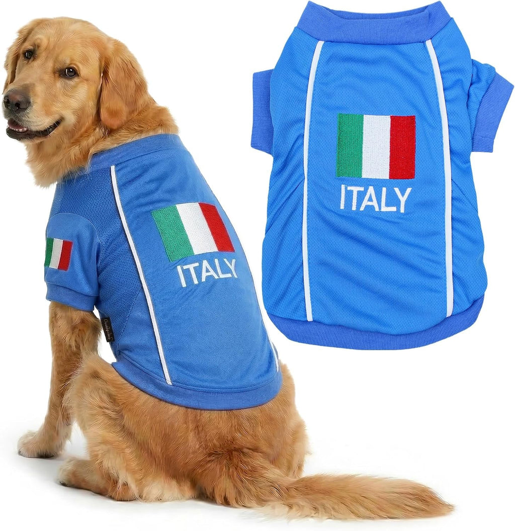 Parisian Pet Breathable Mesh Soccer Jersey for Dogs, XS–5XL