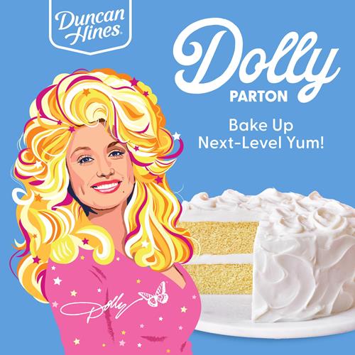 Duncan Hines Dolly Partons Vanilla Flavored Cake Mix, 15.25 Oz.
