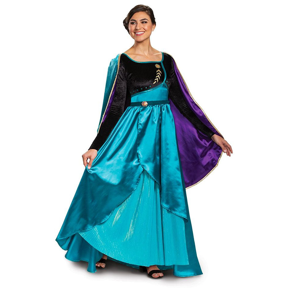 Disney Frozen Anna Deluxe Costume Dress for Women Medium 8-10