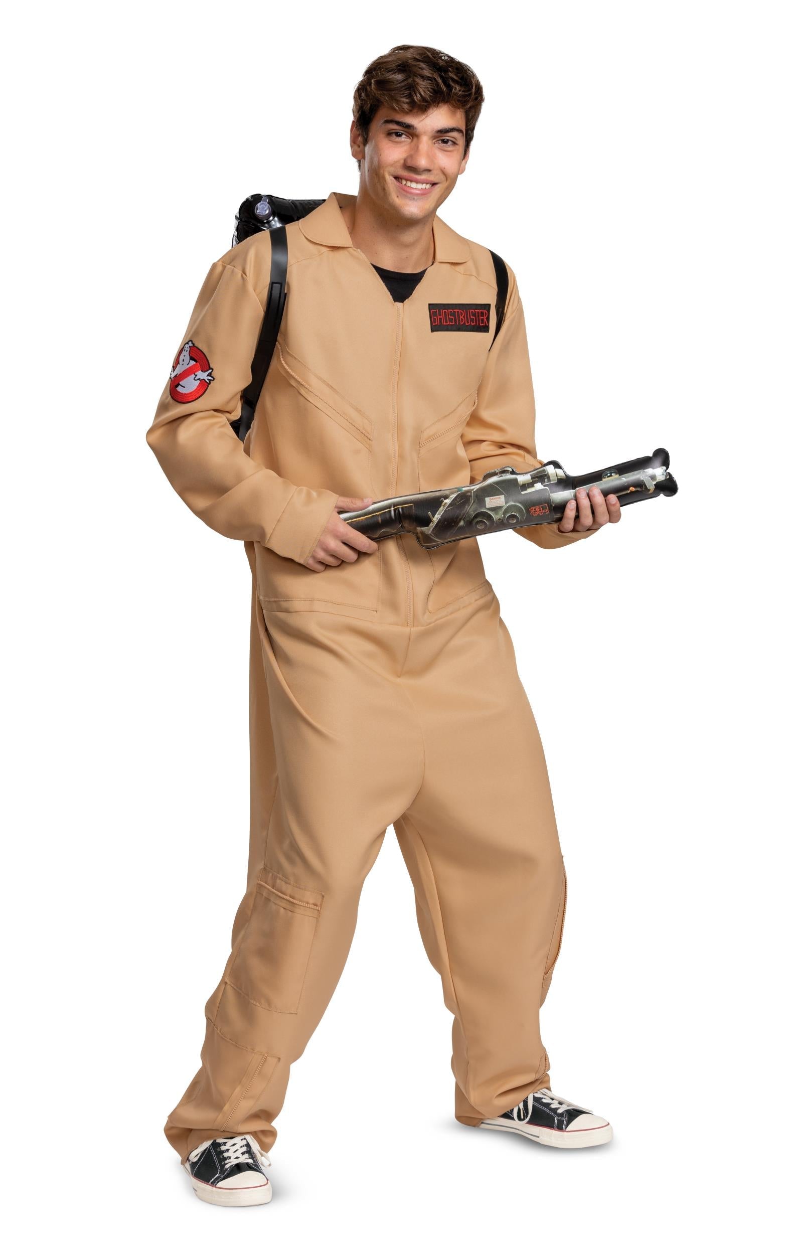 Ghostbusters and Proton Pack Jumpsuit Deluxe Adult Costume Teen 7-9