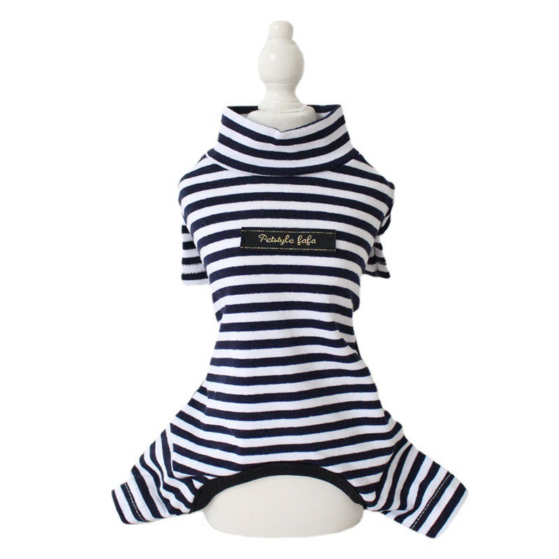 Cotton Eight-color Striped Pet Leggings