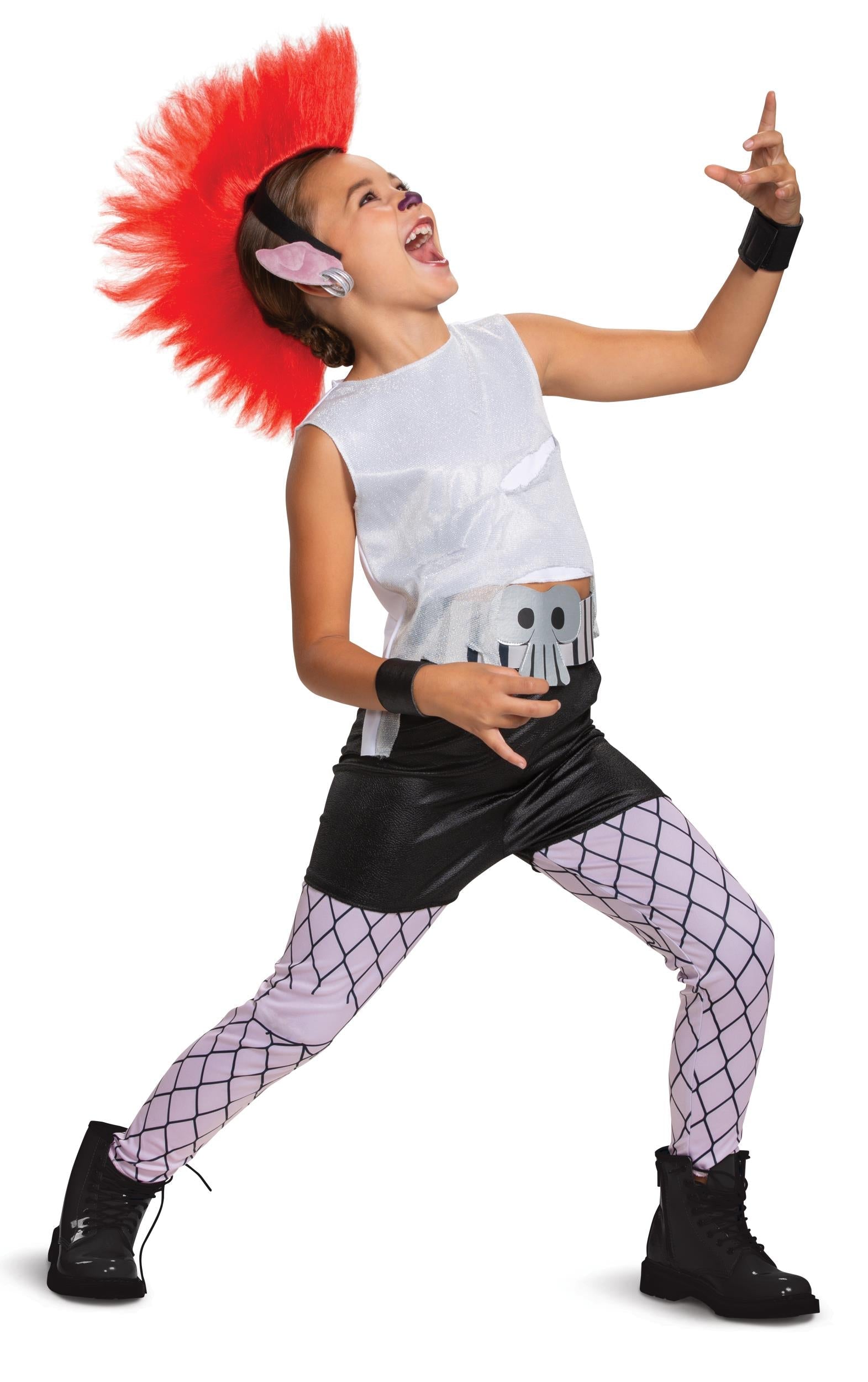 Trolls World Deluxe Barb Toddler Costume Medium 7-8