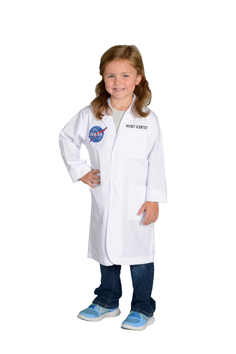 NASA Rocket Scientist Costume Lab Coat Size Small