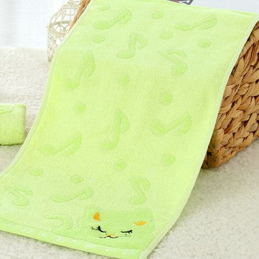 Bamboo Fiber Kitten Face Bath Towels