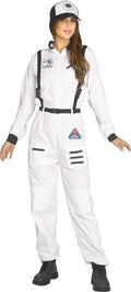 Astronaut NASA White Jumpsuit Adult Costume Small 4-6