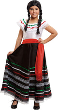 Mexicana Senorita Spanish Girl Child Costume 10-12