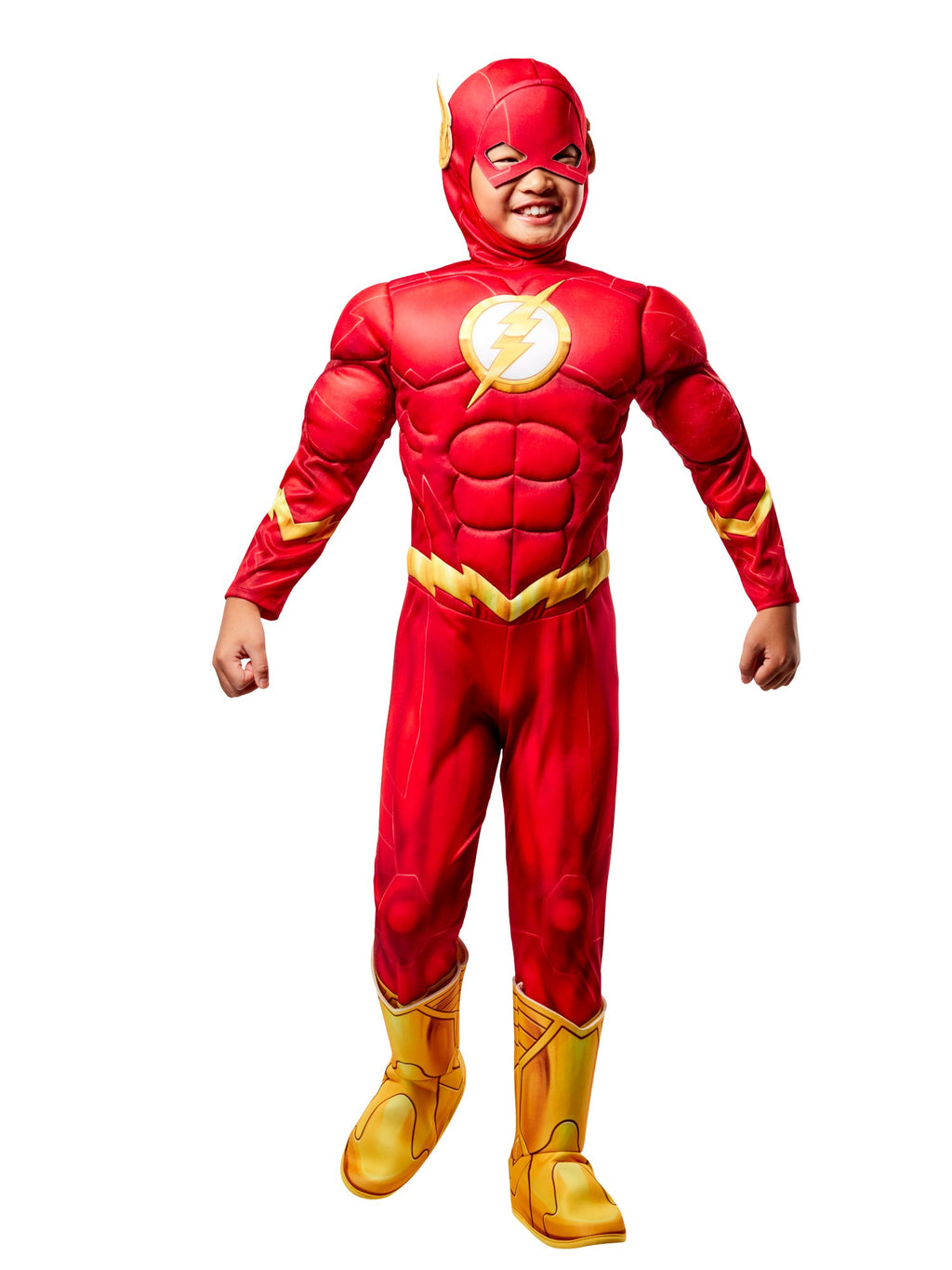 The Flash Deluxe Boys Child Costume Size Small 4-6