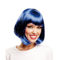 Short Blue Bob Deluxe Wig Halloween Costume Accessory