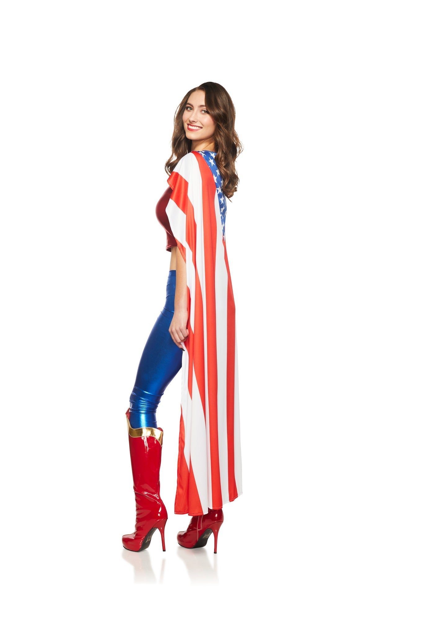 Patriotic American Flag Cape