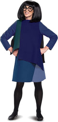 Edna Incredibles Deluxe Costume Dress for Women Small 4-6