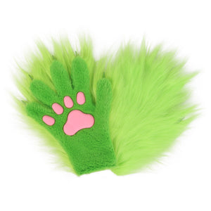 Green Paw Pads Nails