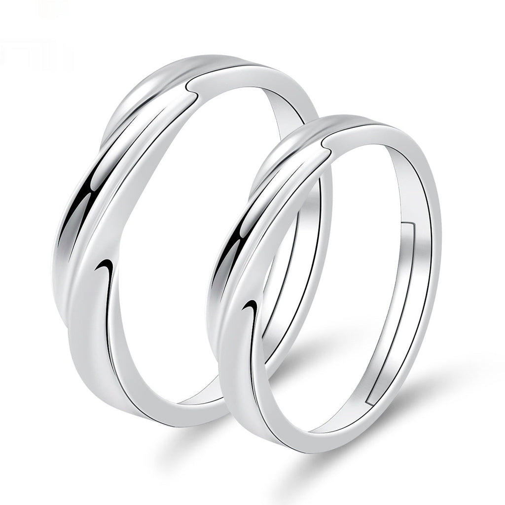 Moissanite Engagement Couple Couple Rings