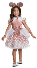 Disney Minnie Mouse Rose Gold Dress Girls Classic Child Costume Toddler 2T