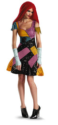 Sally Glam Dress Nightmare Before Christmas Costume for Women Medium 8-10