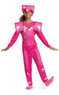 Pink Armor Minecraft Child Costume Medium 7-8