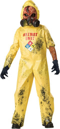 InCharacter Zombie Hazmat Hazard Jumpsuit Deluxe Child Costume Size Medium 8