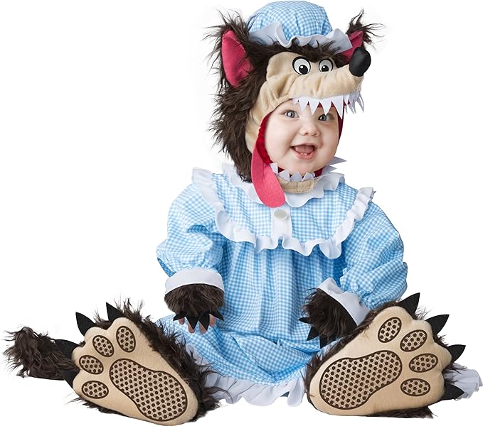 Not So Big Bad Wolf Deluxe Baby Infant Costume Size 6-12 Months