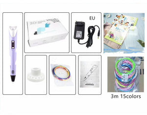 Purple pen D set