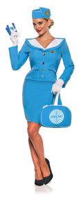 Underwraps Officially Licensed Pan Am Flight Stewardess Costume