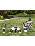 Beetlejuice Sandworm Ground Breaker Outdoor Coroplast Lawn Sign Decoration