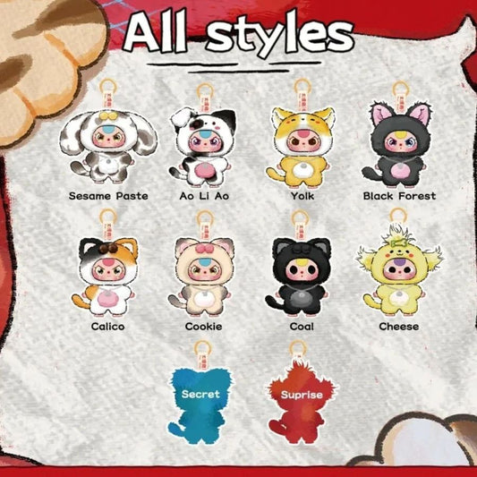 Baby Three Cat & Dog Plush Blind Box