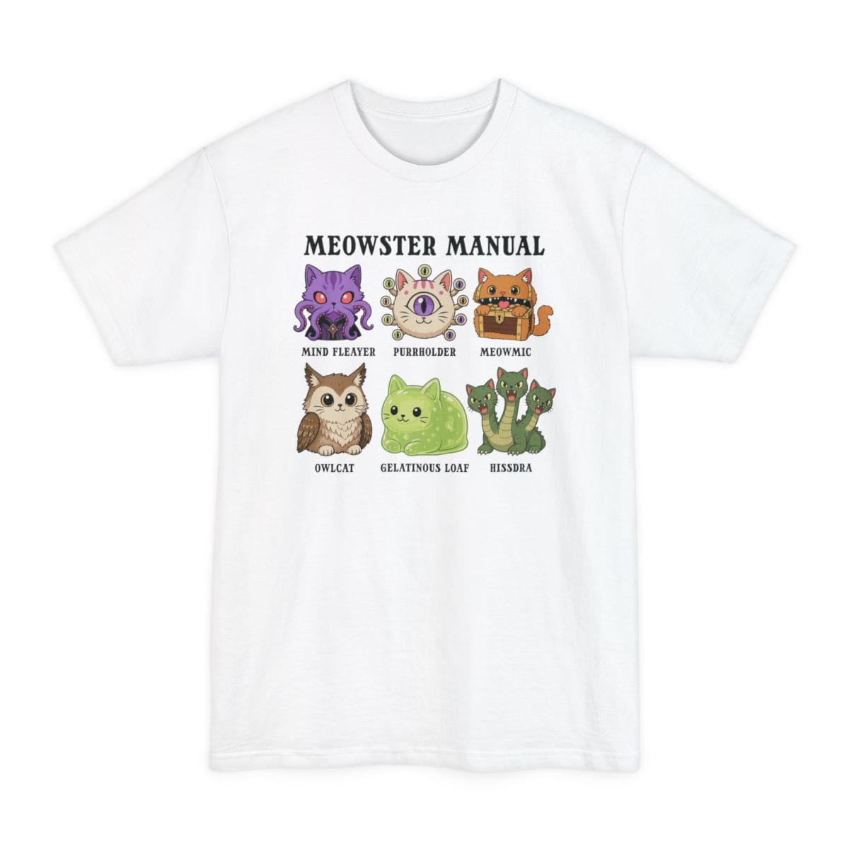 Meowster Manual Tall T-Shirt
