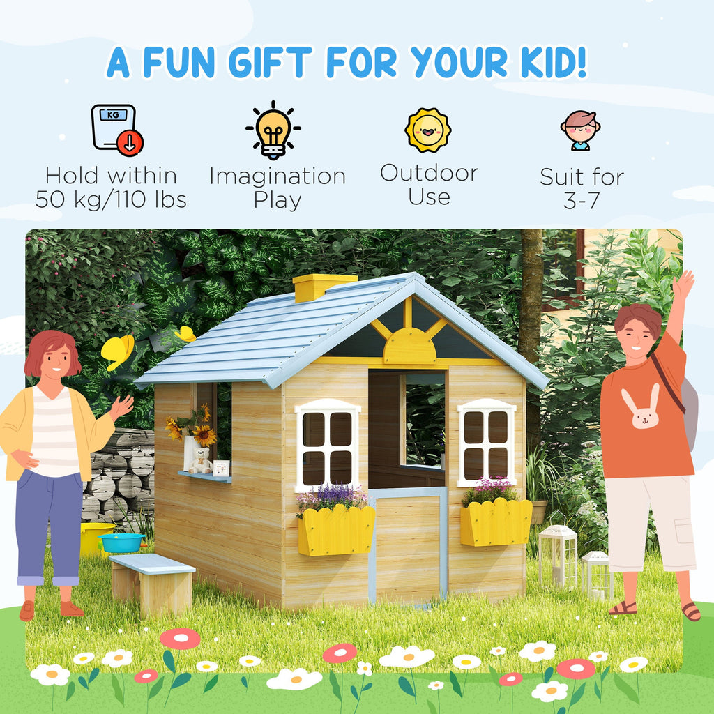 Bluebell Garden Wooden Playhouse
