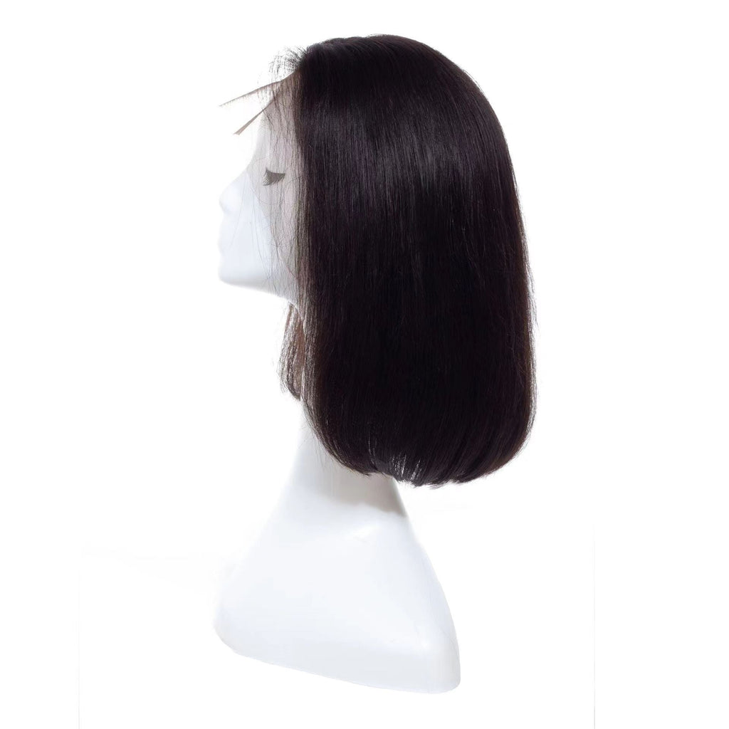 134 Front Lace Bobo Bobhaircut Natural Color Full Human Hair