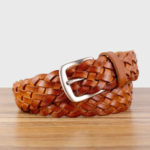 Brown Silver Buckle