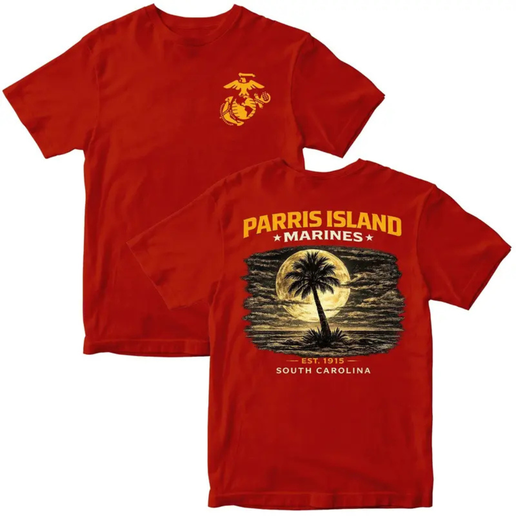 Parris Island Marines Shirt – Official USMC Recruit Depot Tee