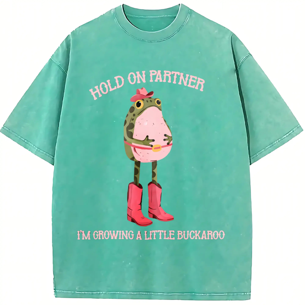 "Hold On Partner" Buckaroo T-Shirt