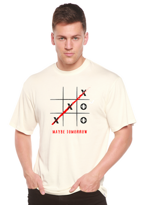 Maybe Tomorrow Unisex Bamboo/Cotton Graphic T-Shirt