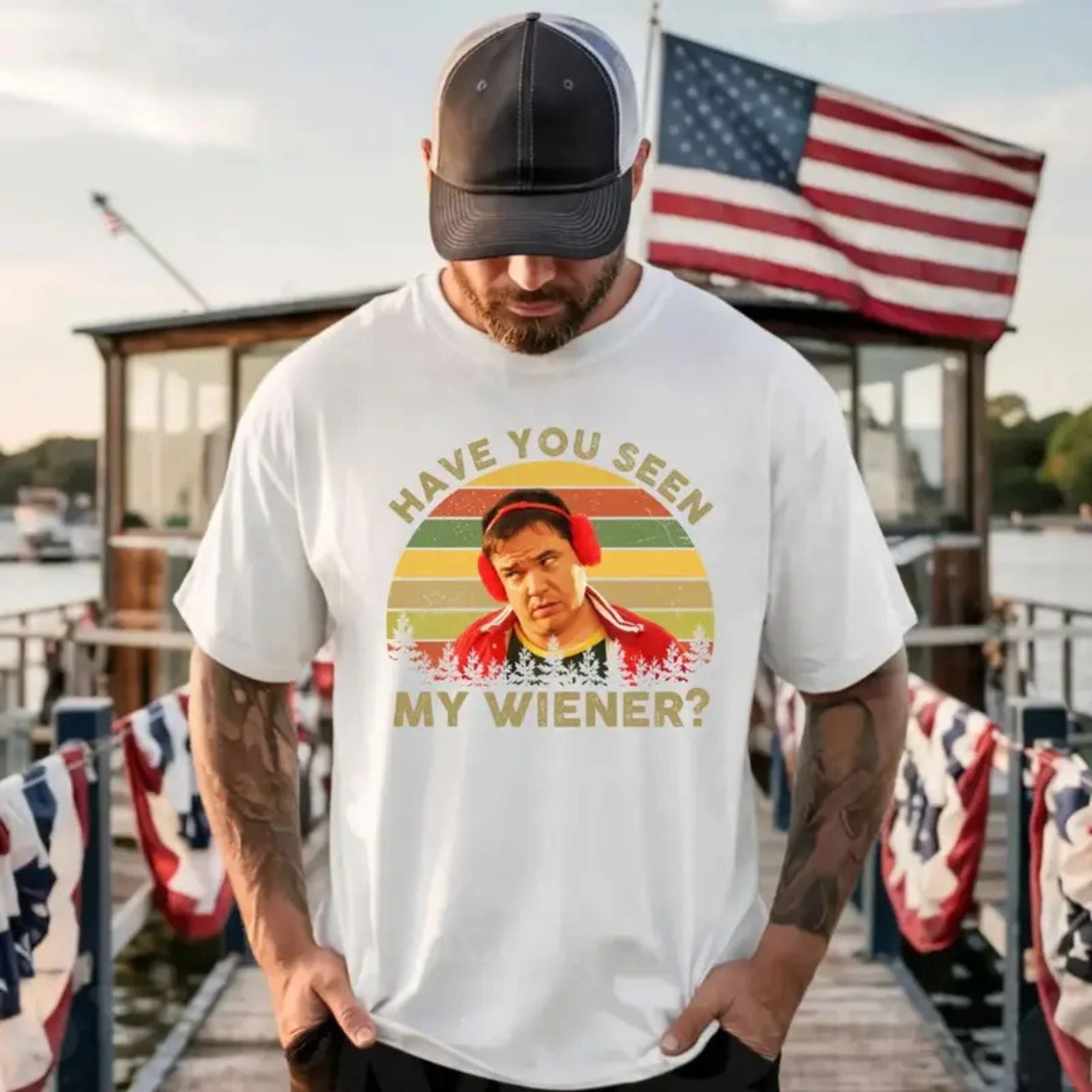 "Something About Mary" Have You Seen My Wiener T-Shirt – Funny 90s Comedy Movie Graphic Tee, Premium 100% Cotton Warren Quote Top, Made in USA
